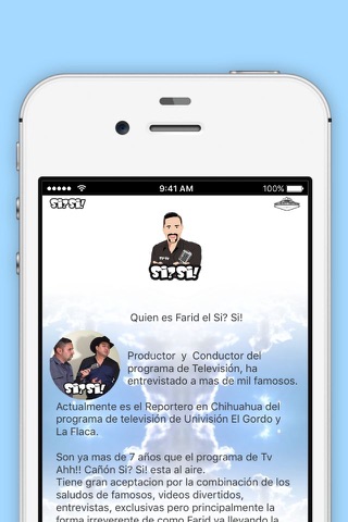 Farid El reportero en la Frontera de El Gordo y La Flaca - Si Si version screenshot 4