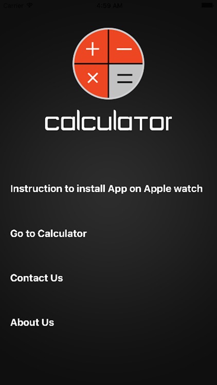 Caculator for Apple Watch