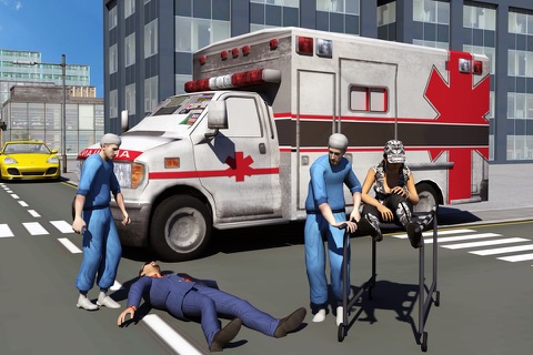 Ambulance Driver 3d Simulator Games screenshot 4