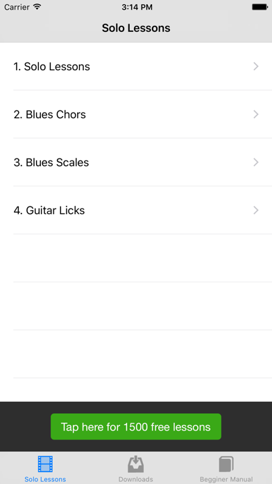 Solo Guitar Lessons Screenshot 1