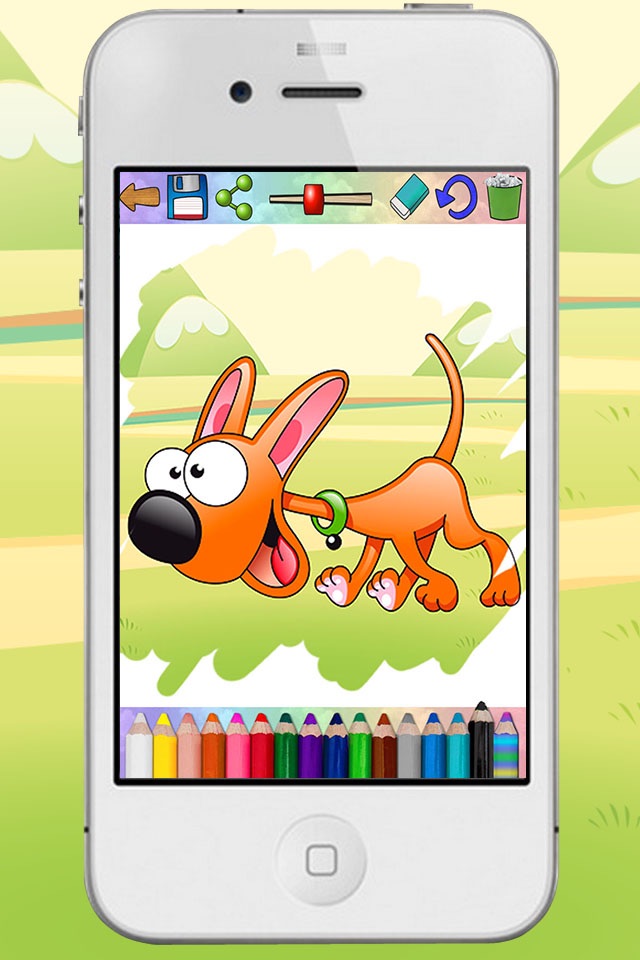 Dogs Coloring Book Game screenshot 3