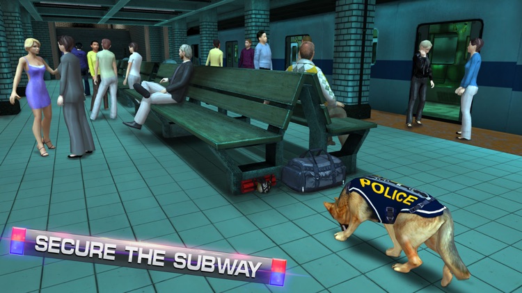 Subway Police Dog Simulator – Cop dogs chase simulation game screenshot-3