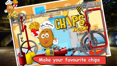 How to cancel & delete Potato Chips Factory Simulator - Make tasty spud fries in the factory kitchen from iphone & ipad 1