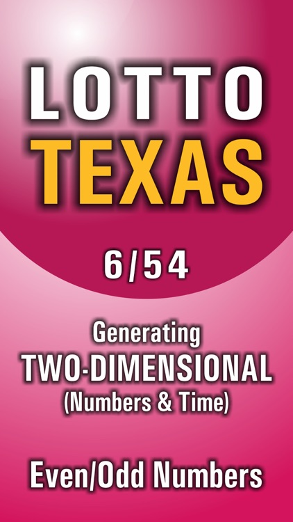 Lotto Winner for Texas Lottery