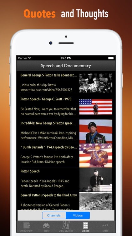 George S. Patton Biography and Quotes: Life with Documentary and Speech Video