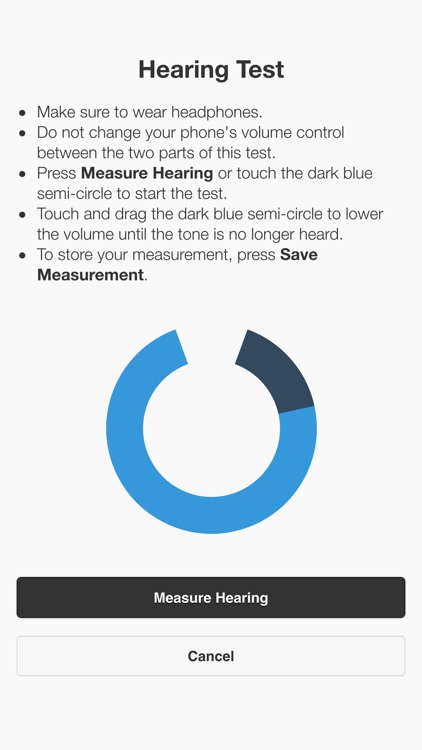 Temporary Hearing Loss Test