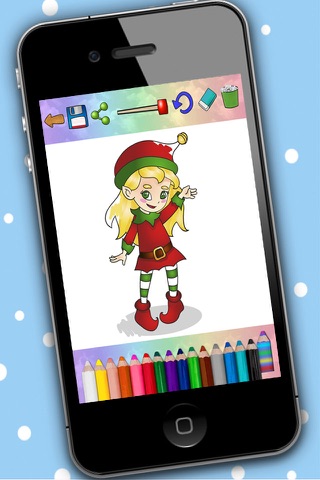Coloring book Christmas paint magic - Premium screenshot 3