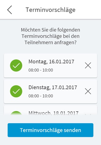 SmartMeeting Termine screenshot 2