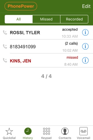 PhonePower Calling screenshot 2