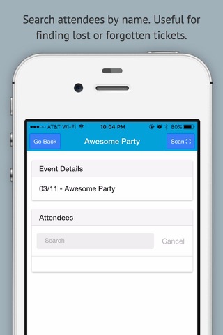 CliqueTicket Events Manager screenshot 3