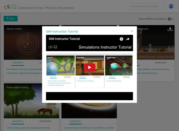 CK-12 Physics Simulations