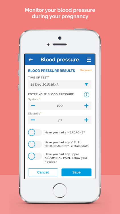 Blood Pressure Monitoring for Pregnancy