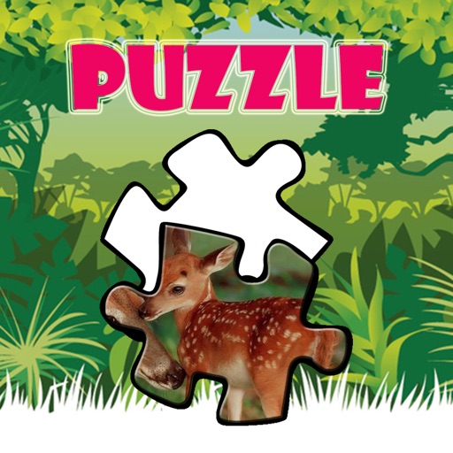 Wild Animals Jigsaw Puzzles for Kids Icon