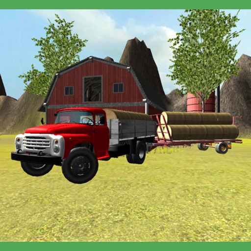 Classic Farm Truck 3D: Hay Icon