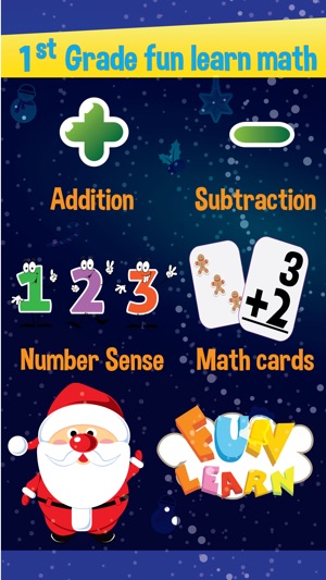 1st Grade Math addition and subtraction learning for kids(圖1)-速報App