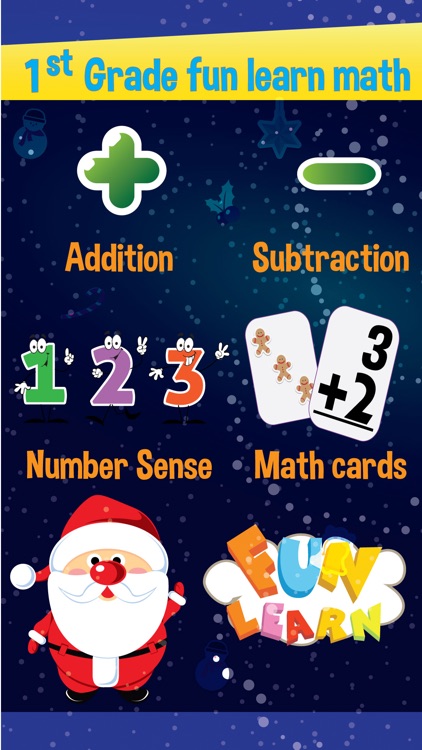 1st Grade Math addition and subtraction learning for kids