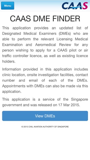 CAAS DME Finder