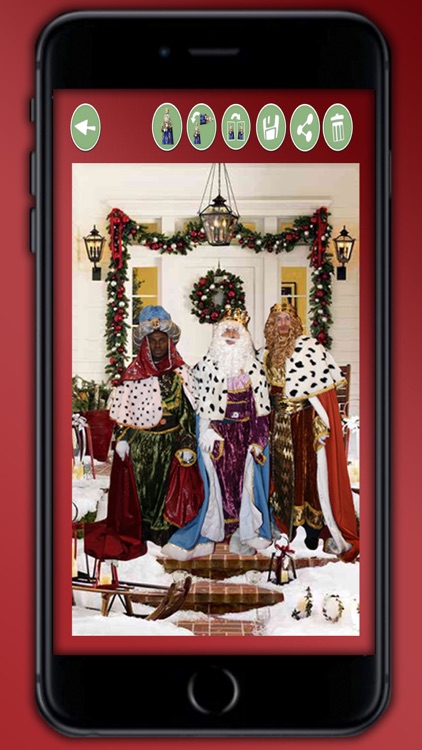 Your photo with the three wise men Premium