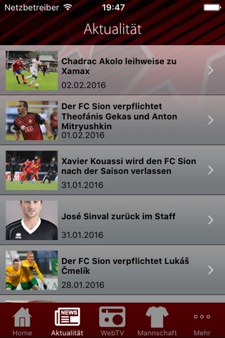 FC Sion screenshot 2