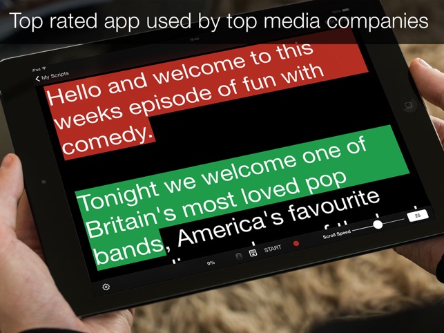 Teleprompter Pro -Script & Lyrics Prompter Cue(圖5)-速報App