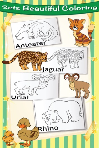 Coloring Kids Animal Paint Book Madagascar Friends screenshot 3
