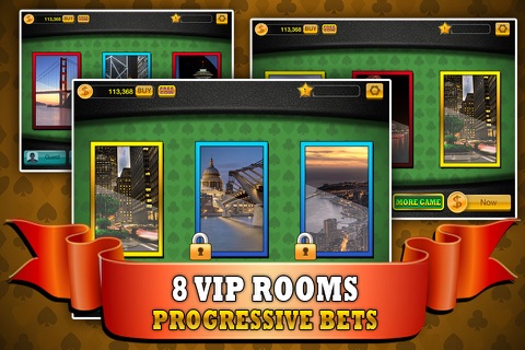 Blackjack 21 Sky City - Play no Deposit Casino Game with Multiple Levels for FREE ! screenshot 4