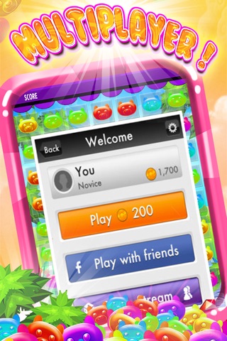 Candy Gummy Bears Match-3 - drop the yummy kids game mania hd free screenshot 4
