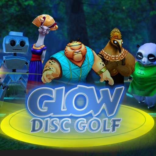 Glow Disc Golf Icon