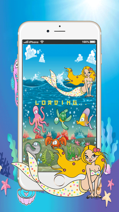 How to cancel & delete mermaid little princess printable coloring pages:cute drawings free from iphone & ipad 1