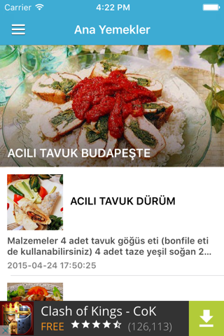 Yemek Tarifleri - Yöresel ve Uluslararası screenshot 3