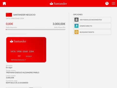 Santander Tablet screenshot 3