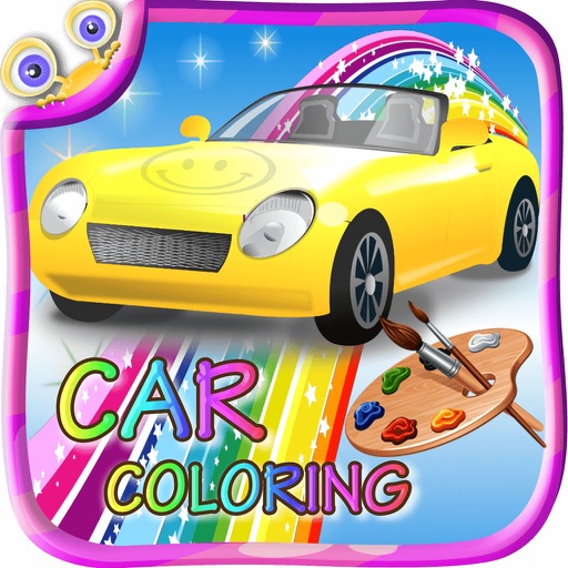Car Painting Book for Kids Icon
