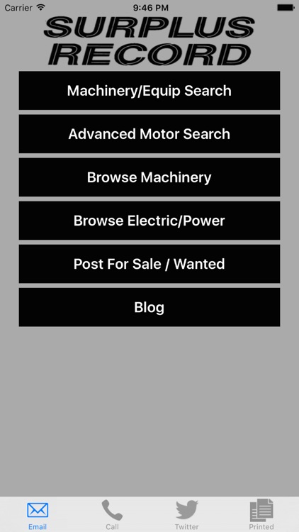 Surplus Record Used Machinery & Equipment