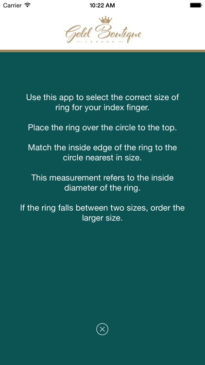 Gold Boutique Ring Sizer screenshot-3