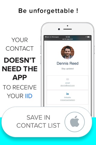 IID - send business cards to anyone ( custom and perfect ) screenshot 4