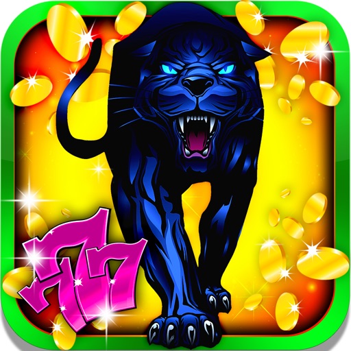 Wild Panther Safari Slot Machine: Gambling simulator with big lottery prizes and coins icon