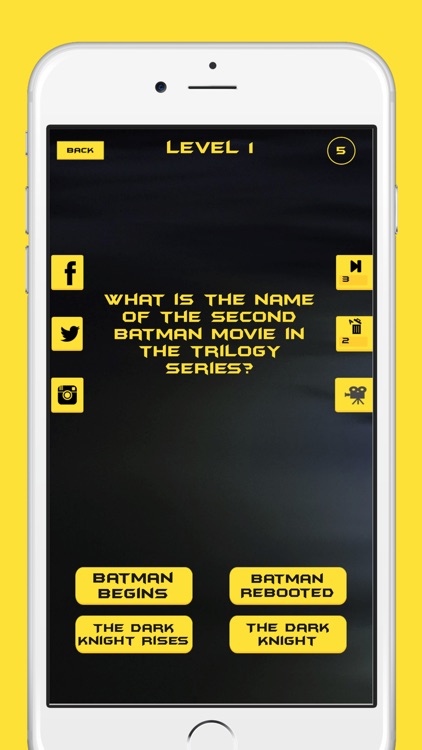 The Dark Quiz - The quiz game for the ultimate Dark Knight fan