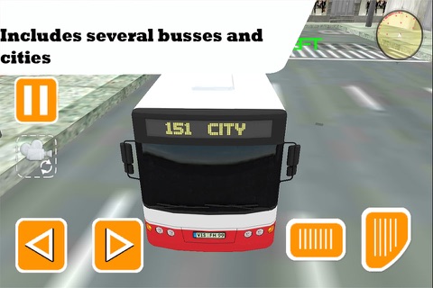 City Bus Driver Sim PV screenshot 3