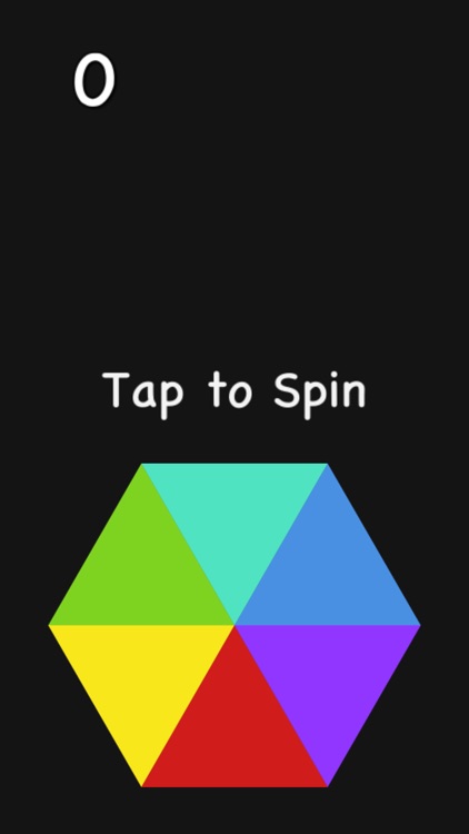 Color Spin - Match The Color Of The Dropping Balls With The Spinning Hexagon