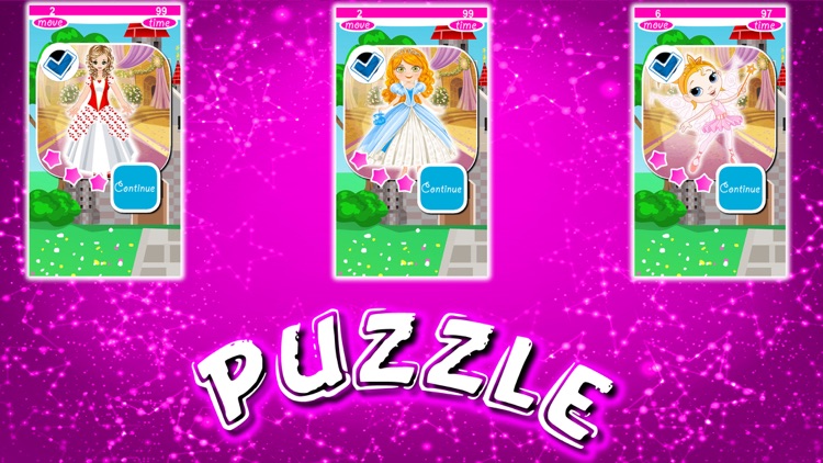 Princess Puzzles Slide screenshot-4