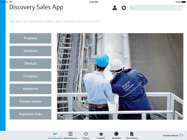 Endress+Hauser Discovery Sales(圖1)-速報App