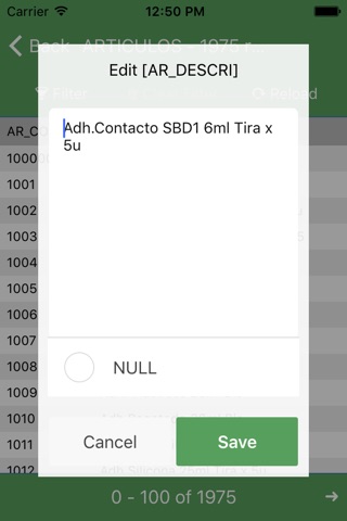 Kiri MySql Manager screenshot 4