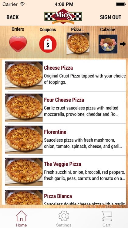 Mio’s Pizza Ordering App screenshot-3