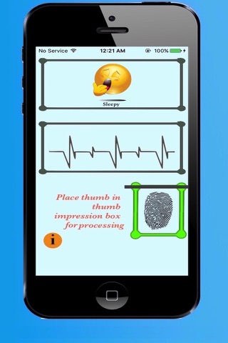 Free Mood Detector with finger prints screenshot 2