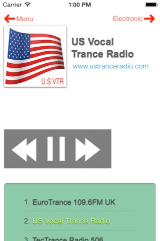 * Trance * Radio World screenshot 2
