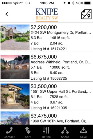 Knipe Realty Home Search screenshot 2