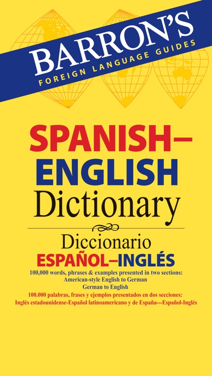 Barron’s Spanish-English Bilingual Dictionary screenshot-0