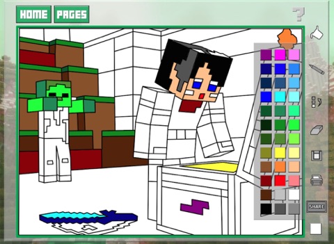 Quick Color for Kids - Minecraft Edition 2 screenshot 4