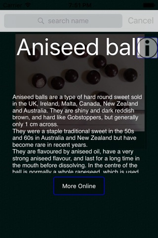 UK Confectionery Dictionary Pro screenshot 2