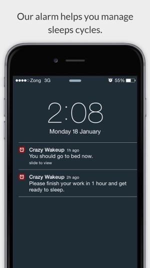 Crazy WakeUp Alarm app for heavy sleepers with spin, maths, (圖2)-速報App